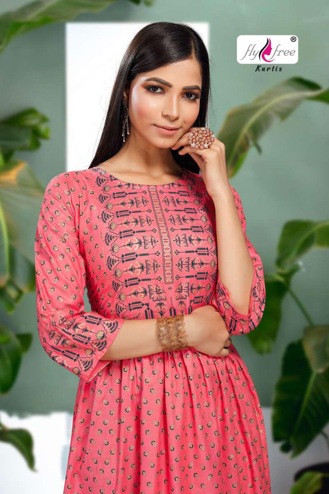 Fly Free Salt Ethnic Wear Latest Designer Fancy Anarkali Kurti Collection